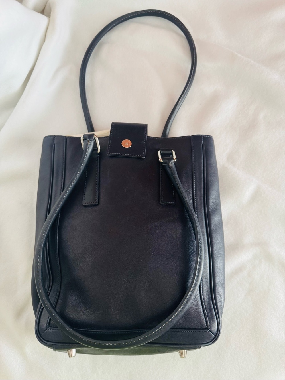 Vintage Coach 9422 Leather Bonnie Leather Slim Legacy Tote Shoulder Bag